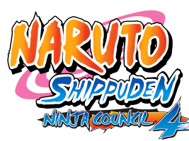 Naruto Shippuden: Ninja Council 4 title screen for Nintendo DS